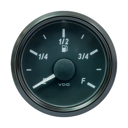 VDO VDO SingleViu 52mm (2-1/16") Fuel Level Gauge - E/F Scale - 0-180 Ohm A2C3833120030